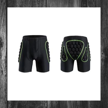 MotoShield Pantaloni de protecție pentru motociclete pentru bărbați negru-verde M - holm7217
