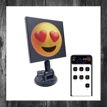 Afișaj LED Digital cu Ecran 32x32 Pixeli – Control prin Aplicație holm8348