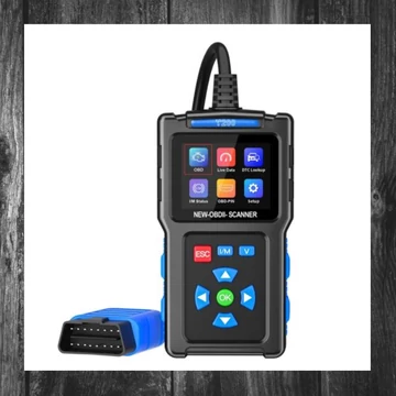 T200 OBD2 – Cititor de coduri de eroare auto – Dispozitiv profesional de diagnostic – holm8632