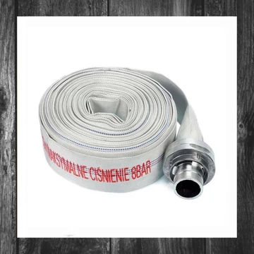 Furtun de pompieri Black 30m, 2 inch, cu conexiuni - 48056