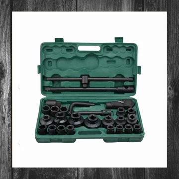Set de chei tubulare HITMAN, 26 piese, până la 65 mm, cu cap hexagonal, HT-6729