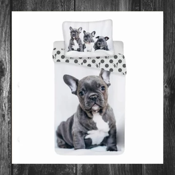 Francia bulldog ágynemű 140x200 JFK017203