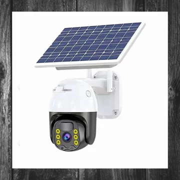 Cameră de supraveghere solară cu unghi de vizualizare de 360°, model HOLM8450