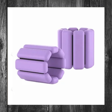 Set greutăți luminoase pentru încheietură și gleznă MEIYIXING – 2 buc., mov, 460g 582914164