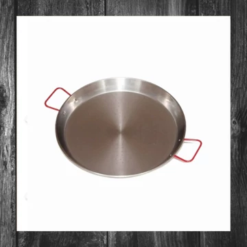 Tigaie paella plată, din oțel lustruit – 20 cm – 13426