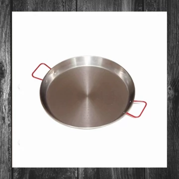 Tigaie paella plată, din oțel lustruit – 22 cm – 13427