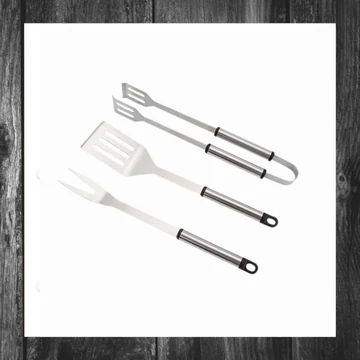 Set BBQ HAPPY GREEN, 3 piese, 38 cm – 5012057-A