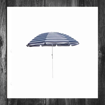 Umbrelă de soare HAPPY GREEN, 230 cm, dungi albastre, 50XT2205BS