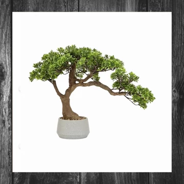Polin Bonsai – plantă artificială realistă în vas ceramic, 45 cm 206548