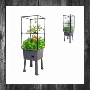Cutie de cultivare cu seră și sistem de irigare – 116 cm CMH110974