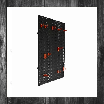 Panou de perete pentru unelte cu 12 cârlige, 49x30 cm DI8760