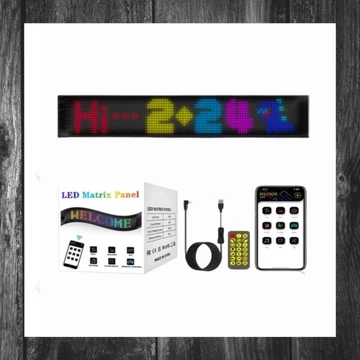 Panou RGB LED Matrix – Dimensiune mare, 6300 LED-uri, control Bluetooth KL25-154