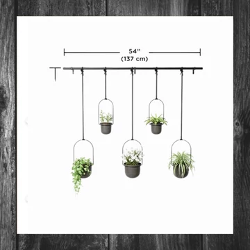 Umbra Triflora – Suport suspendat pentru ghivece, negru – 1001201931