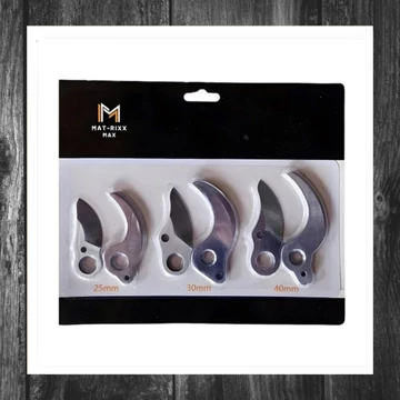 Set lame de rezervă pentru foarfecă de grădină MAT-RIXX – 3 bucăți – MTX-PP3