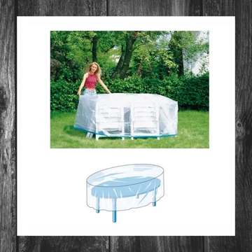 Husă de protecție pentru masă de grădină – 220 × 190 × 85 cm – 14315-L