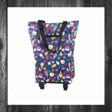 Geantă de cumpărături pliabilă cu roți VG ICECREAM – 49,5 × 27 cm – 24135_L
