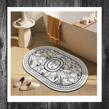 Covoraș de baie vintage 60 x 90 cm bathroom DYW05
