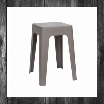 Scaun din plastic, gri 34,5 x 34,5 x 47 cm HDO0423