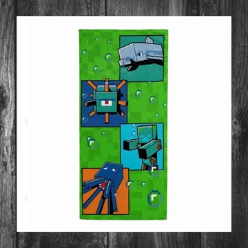 Prosop de baie / plajă Minecraft Ocean Depths 70x140 cm CBX24078254MC
