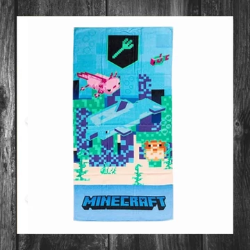Minecraft Trident fürdőlepedő, strand törölköző 70x140cm CBX2410254MC