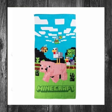 Prosop de baie / plajă Minecraft Piggy Ride 70x140 cm CBX24420254MC