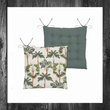 Pernă decorativă Casablanca 38x38 cm, verde cu model CUD698004GAL