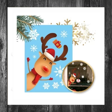 Sticker de Crăciun pentru fereastră – 20 × 30 cm NKD19
