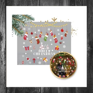 Sticker de Crăciun pentru fereastră – 30 × 90 cm NKD21