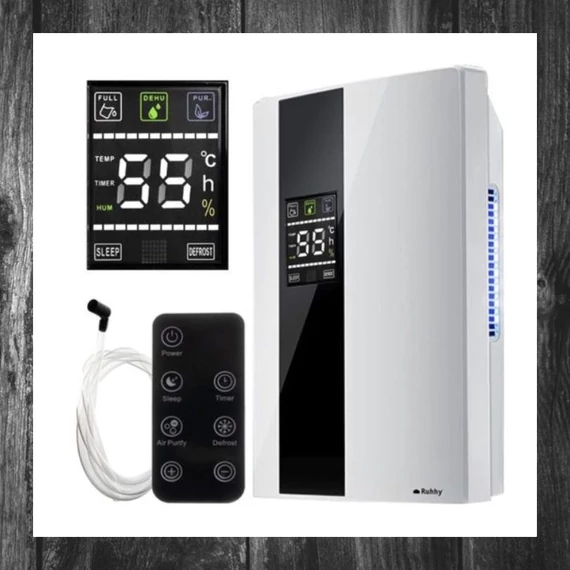 Dezumidificator Ruhhy cu afișaj LCD, 1800 ml 00021848