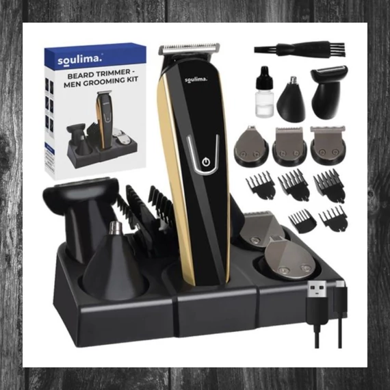 Set de tuns păr și barbă Soulima 00023574