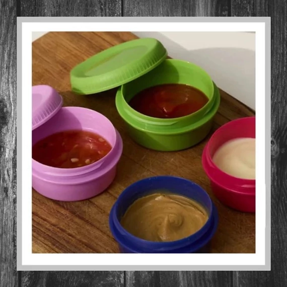 Set 8 recipiente pentru sosuri și dressinguri, 80 ml – 07290