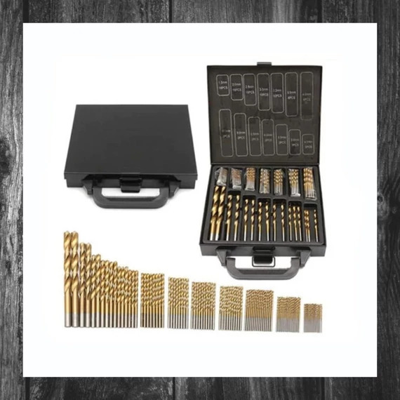 Set de burghie din titan 101 piese HÖFFTECH 010386