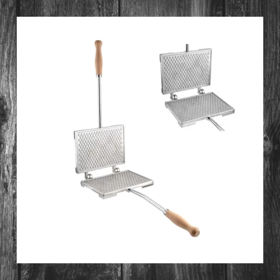 Perfect Home – Aparat pentru vafe și biscuiți sărați, formă pătrată 20×15 cm – Model 10454