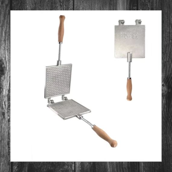 Perfect Home – Aparat pentru vafe și biscuiți sărați, formă pătrată 16×14 cm – Model 10475
