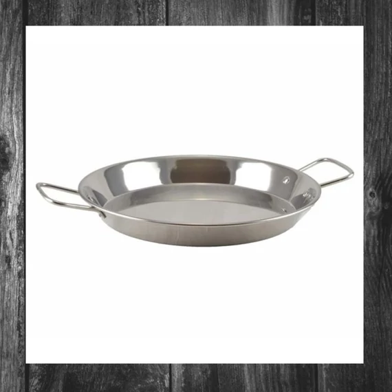 Perfect Home Tavă pentru paella din oțel inoxidabil, 32 cm (14218)
