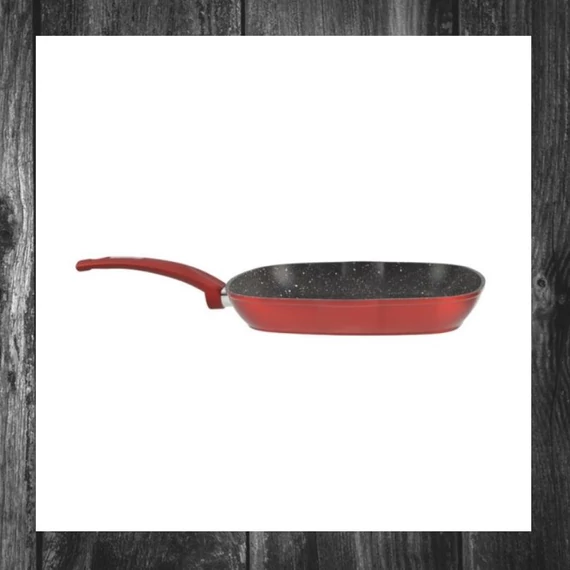 Perfect Home tigaie grill antiaderentă din aluminiu, 28x28 cm, pentru inducție – 14414