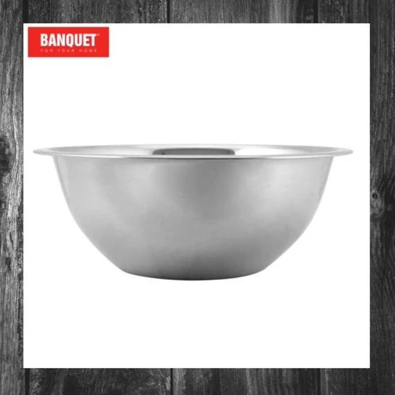 Bol de amestec din oțel inoxidabil Banquet, 22 cm – 15130122