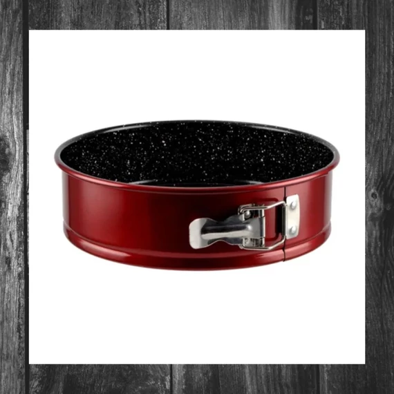 Perfect Home Metal Red Line – Formă de tort cu clemă, 24 cm – Model 19120