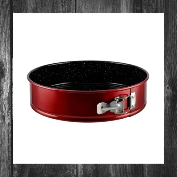Perfect Home Metal Red Line – Formă de tort cu clemă, 28 cm – Model 19125