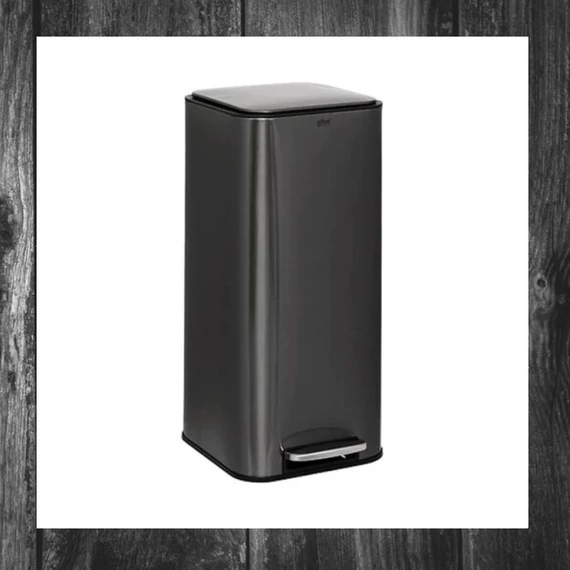 Coș de gunoi 30L, negru – 206702C
