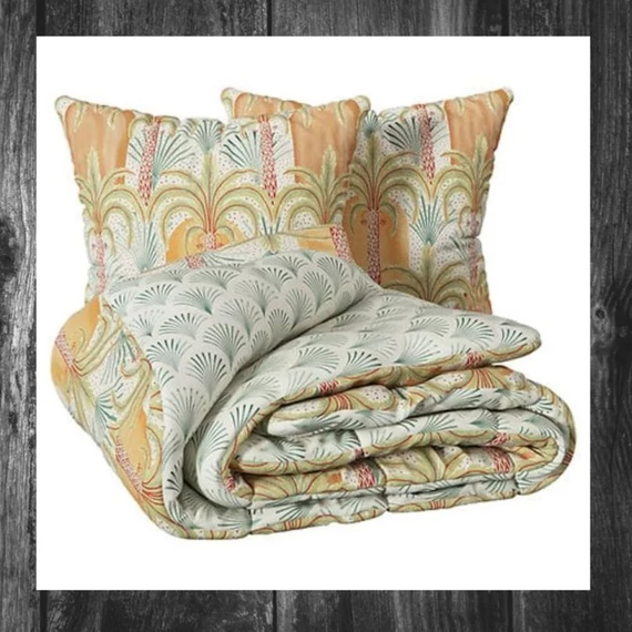 Set de lenjerie de pat cu model – Janice 240x220, multicolor 209032