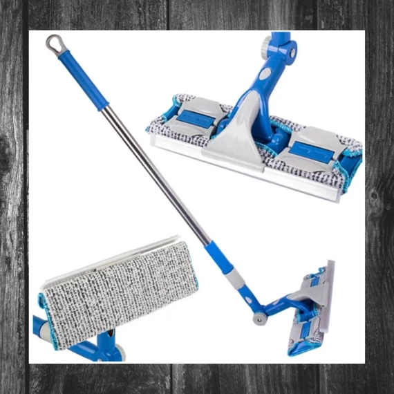 Racletă pentru geamuri cu mâner telescopic, 24393
