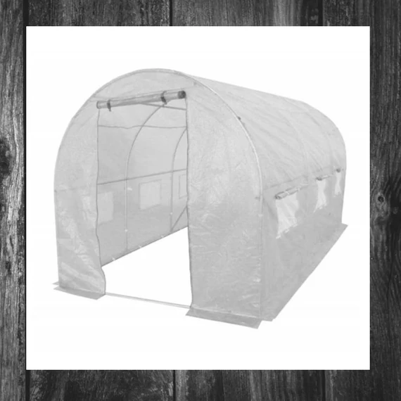 HAPPY GREEN – Seră din folie 2 x 3,5 m, albă – 50645012