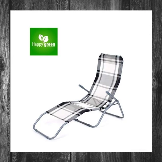 HAPPY GREEN – Leagăn de plajă, model în carouri gri, 50F2031XAC