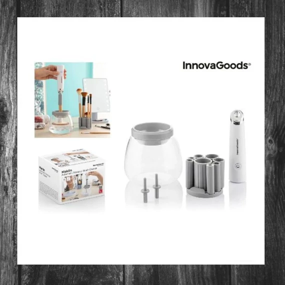 Aparat automat pentru curățarea pensulelor de machiaj – Innovagoods 5260103409