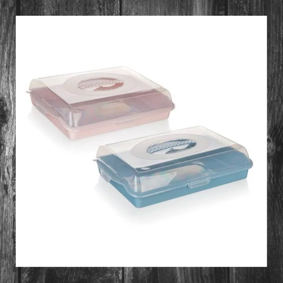 Tavă din plastic cu capac BANQUET CULINARIA, 45 x 35 x 10,5 cm, culori diverse 55079081