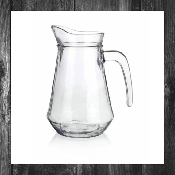 Cănuță din sticlă cu mâner, 1L – Transparentă – 59WJ10001
