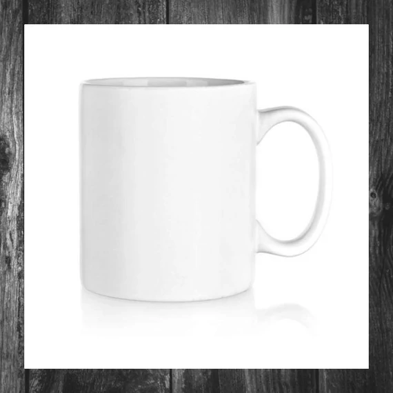 Cană ceramică MAT 350 ml – Albă – 60210301
