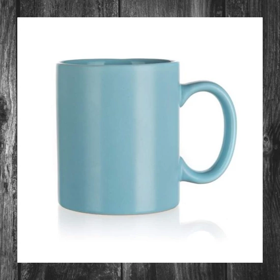 Cană ceramică WILBY 350 ml – Albastru uitat, mat – 60210314
