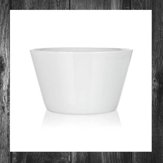 LUCA Castron din ceramică, 13,1 cm, alb, cod 60289945